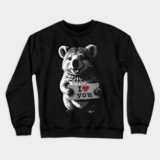 Quoka Love Crewneck Sweatshirt